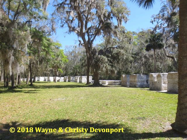 Kingsley Plantation slave quarters