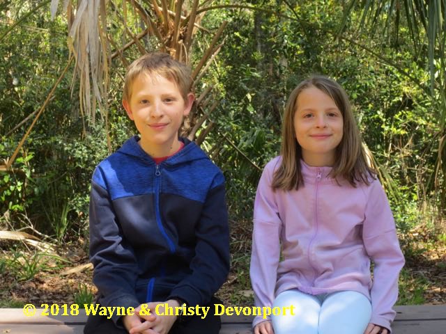 Colby and Denali at Fort Caroline